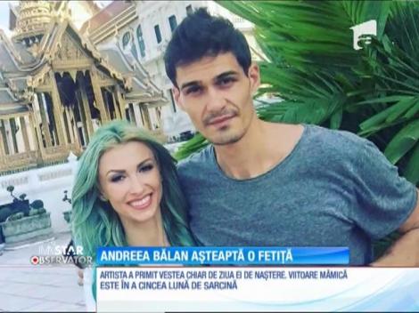 Andreea Bălan va avea o fetiţă