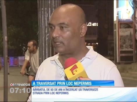 Bucureşti: Un bărbat de 50 de ani a ajuns în stare gravă la spital după ce a traversat strada neregulamentar