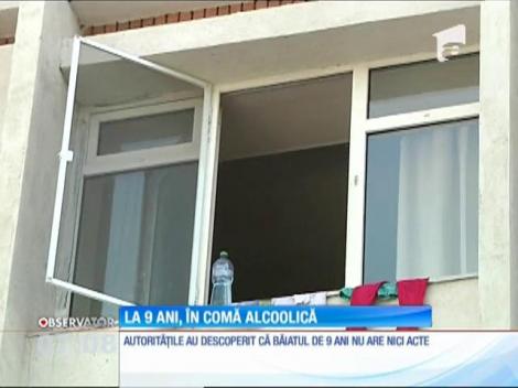 Un copil dintr-o localitate gălăţeană a ajuns în comă alcoolică la spital