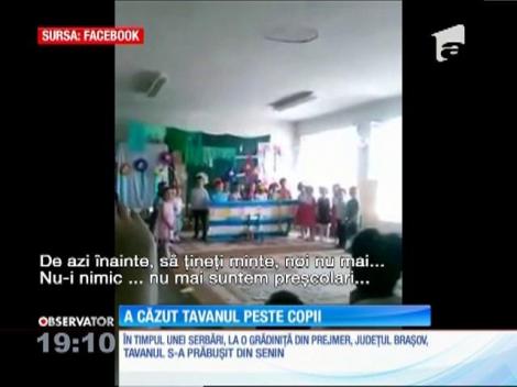 S-a prăbușit tavanul la o grădiniță din județul Brașov