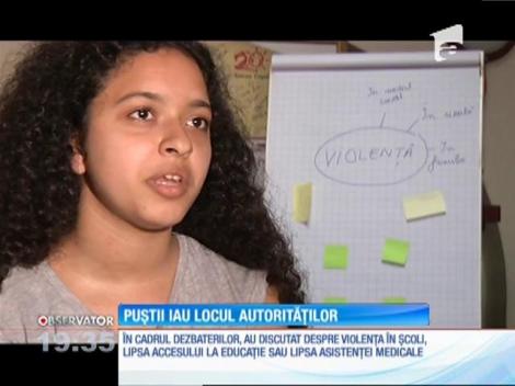 O sută de puști din toată țara s-au întânit trei zile, pentru a găsi o soluție împotriva sărăciei și a violenței în școli