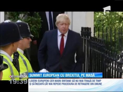 Uniunea Europeană vrea să pronunţe divorţul de Marea Britanie în regim de urgenţă