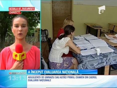 A început examenul de Evaluare Naţională