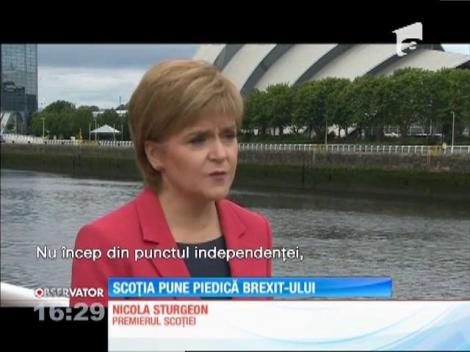 Scoția pune piedică Brexit-ului