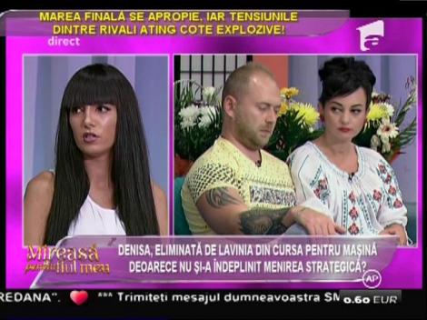 Denisa, eliminată din cursa pentru mașină