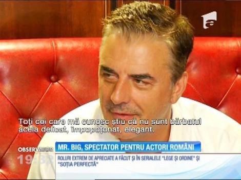 Mister Big din serialul "Totul despre sex", fermecat de actorii români