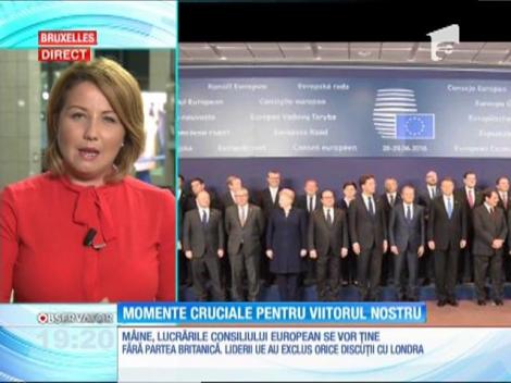 Summit decisiv la Bruxelles. Momente cruciale pentru viitorul nostru