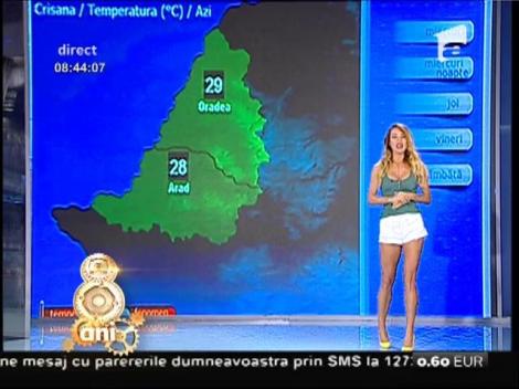 Meteo: Ploi și temperaturi în scădere în toată țara