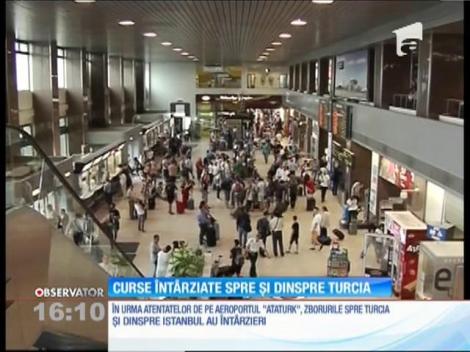 Zborurile spre Turcia vin şi pleacă cu întârzieri