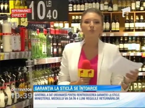 Românii vor merge cu sticlă la schimb, ca pe vremuri