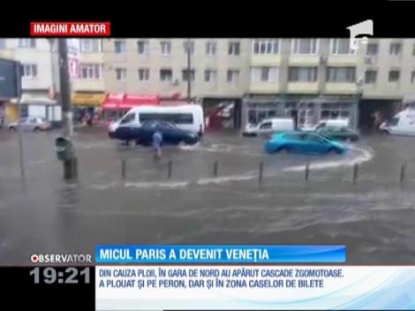 Bucureştiul, blocat de o ploaie torențială