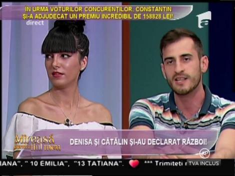 Cătălin: ”Nu-mi doresc o nefricită precum Denisa lângă mine!”