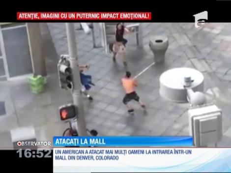 Înarmat cu o bucată de ţeavă, i-a atacat pe toţi cei care i-au ieşit în cale!