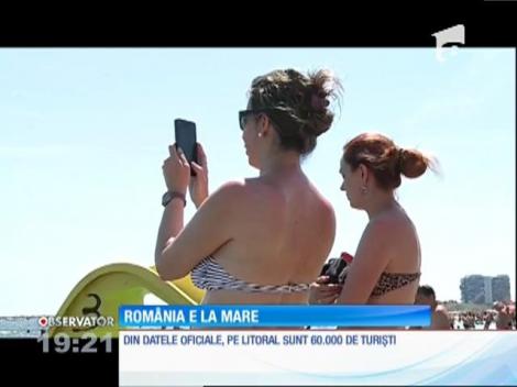100.000 de turişti au umplut litoralul românesc