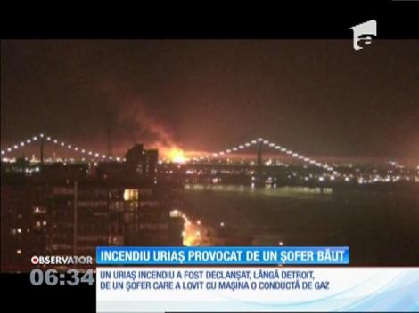 Un şofer băut a provocat o explozie devastatoare în statul american Michigan