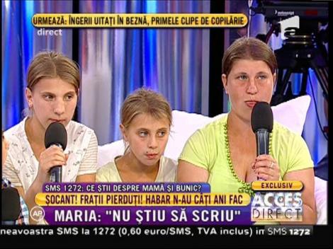 Maria, fata cea mare a familiei Lică: "Nu ştiu să scriu"