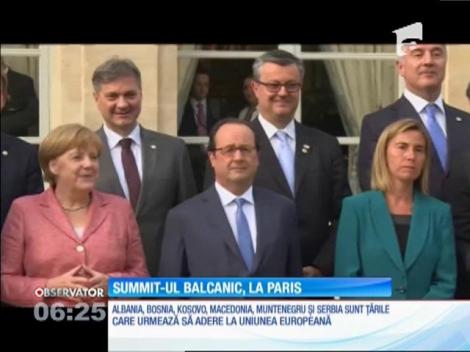 Liderii europeni s-au întâlnit cu reprezentanţii ţărilor balcanice, la Paris