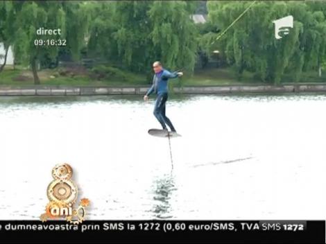 Prima lecție de wakeboarding
