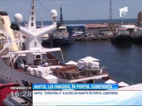 Iahtul lui Onassis, în Portul Constanța