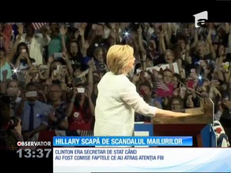 Hillary Clinton scapă de judecată. Este concluzia anchetei FBI