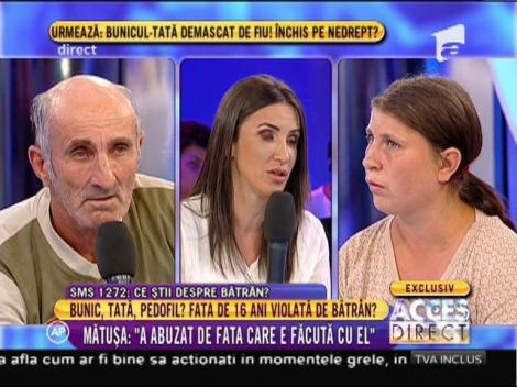 Bătrânul Nicolae, acuzat de propria fată că ar fi abuzat-o pe tânăra de 16 ani