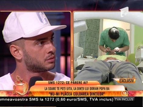 La soare te poţi uita, la dinţii lui Dorian Popa ba!