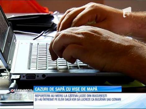 Liceenii se vizează IT-işti şi directori cu propriile firme. Meseriile de bucătar, mecanic sau cizmar nu exista pentru ei