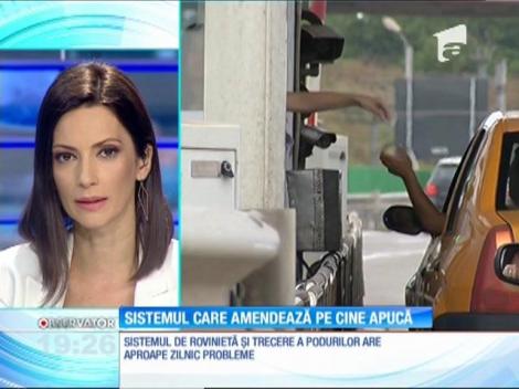 Sistemul de rovinietă şi plată a taxelor de pod, pentru care statul a plătit opt milioane de euro, are defecţiuni