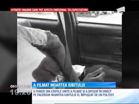 Imagini şocante au fost filmate în SUA! O femeie a transmis în direct pe Facebook moartea iubitului ei, împuşcat de poliţişti