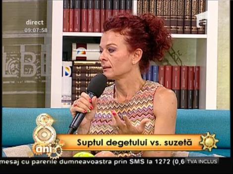 Sfaturi pentru părinți. Suzeta și suptul degetului la bebeluși