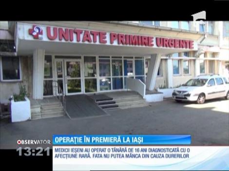 Operaţie în premieră la Iași
