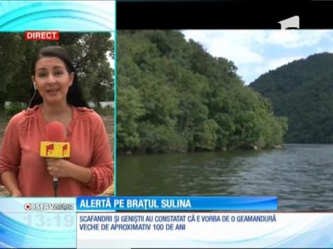 Canalul Sulina a fost complet închis. Oamenii au crezut că urmează un dezastru!