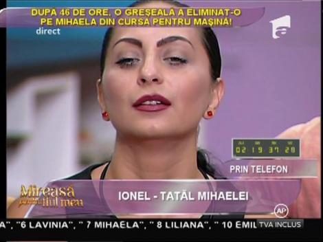 &Icirc;nduioșător. Tatăl Mihaelei, sfat pentru fiica lui: &rdquo;Vreau să vă văd z&acirc;mbind&rdquo;