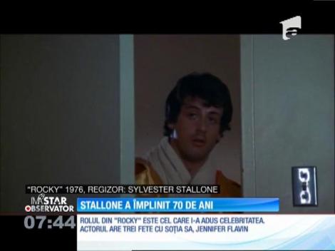 Sylvester Stallone a împlinit 70 de ani