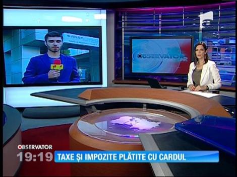 Minunea vine de la ANAF! Taxe şi impozite plătite cu cardul