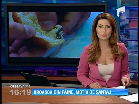 Un cap de broască găsit într-o pâine, motiv de şantaj pentru un tânăr din Buzău