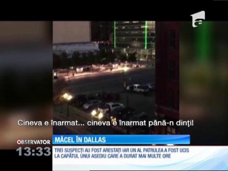 Măcel în Dallas. Mai mulți polițiști au fost uciși de lunetişti!