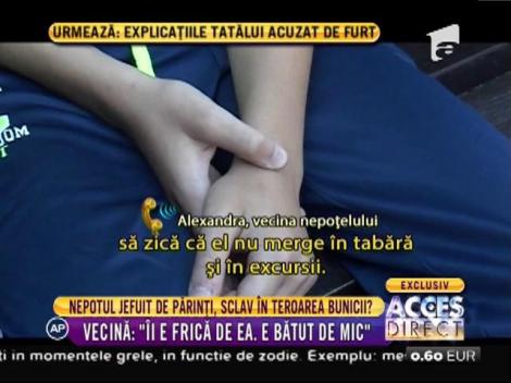 Gabriel, nepotul jefuit de părinţi, sclav în teroarea bunicii?