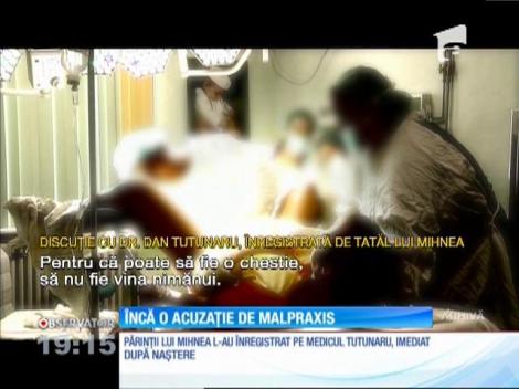 Încă o acuzaţie de malpraxis la adresa medicului de la spitalul Elias
