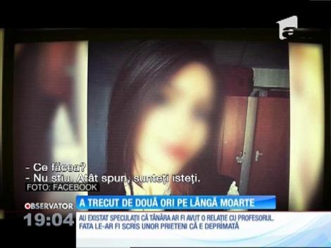 O studentă a încercat să se sinucidă după ce a supravieţuit unui accident! Era în dreapta unui cunoscut profesor universitar când i-a lovit trenul pe calea ferată