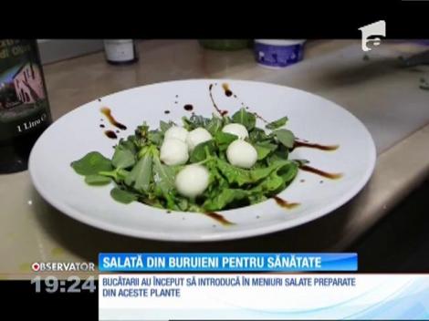 Salata din buruieni benefică pentru sănătate