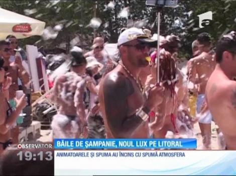 Băile de șampanie, noul lux pe litoral