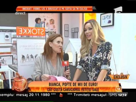 Bianca Drăguşanu i-a cumpărat fetiţei sale cel mai scump cărucior de pe piaţă!