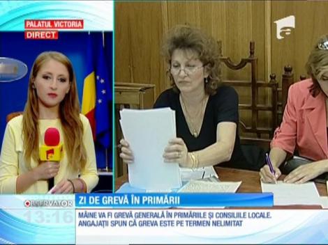 Mii de angajaţi vor bloca activitatea la ghişeele administraţiilor locale