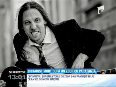 UPDATE! Pasagerul decedat în urma prăbuşirii paramotorului este chitaristul trupei tribut AC/DC din România