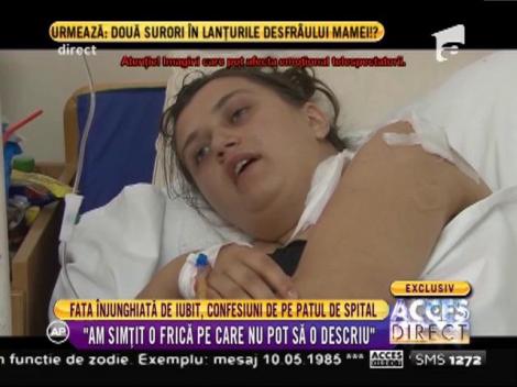Dana Enache, tânăra înjunghiată de fostul iubit: "Am simțit o frică pe care nu pot să o descriu"