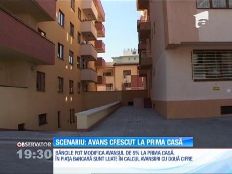 Bancherii vor să mărească avansul la Prima Casă