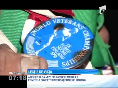 Casa fostului campion la atletism, Emil Arseniu, mistuită de un incendiu