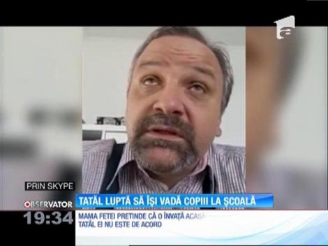 Un tată se luptă în instanţă să-şi trimită fiica de 9 ani la şcoală. Copila este în custodia mamei, care refuză să o trimită în centrele de învăţământ ale statului