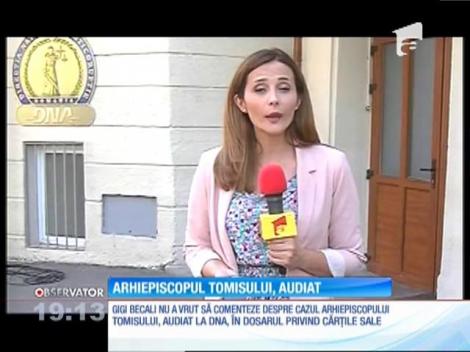 IPS Teodosie, arhiepiscopul Tomisului, audiat la DNA în dosarul cărţilor scrise de Gigi Becali